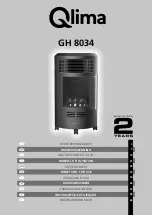 Предварительный просмотр 1 страницы Qlima GH 8034 Directions For Use Manual