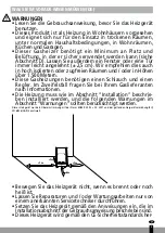 Предварительный просмотр 3 страницы Qlima GH 8034 Directions For Use Manual