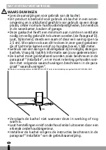 Предварительный просмотр 52 страницы Qlima GH 8034 Directions For Use Manual