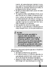 Preview for 183 page of Qlima PES 7125 Operating Manual