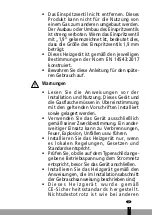 Preview for 9 page of Qlima PGF 1211 Operating Manual