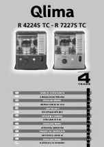 Qlima R 4224S TC Operating Manual preview