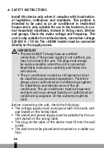 Preview for 60 page of Qlima S46 Series Operating Manual