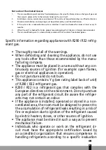 Preview for 63 page of Qlima S46 Series Operating Manual