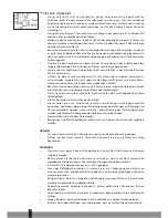 Preview for 4 page of Qlima SRE3631TC Operating Manual