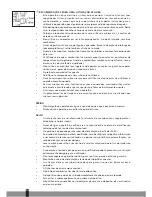 Preview for 20 page of Qlima SRE3631TC Operating Manual