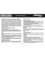 Предварительный просмотр 13 страницы Qlink Axon AX-50 User Manual