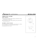 Preview for 11 page of Qlink legacy 250 User Manual