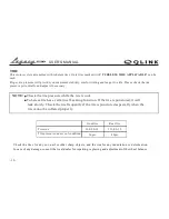 Preview for 22 page of Qlink legacy 250 User Manual