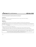 Preview for 26 page of Qlink legacy 250 User Manual