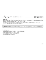 Preview for 27 page of Qlink legacy 250 User Manual