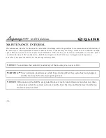 Preview for 28 page of Qlink legacy 250 User Manual