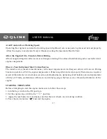 Предварительный просмотр 21 страницы Qlink Rodeo 90 User Manual