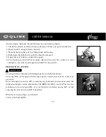 Предварительный просмотр 33 страницы Qlink Rodeo 90 User Manual