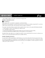 Предварительный просмотр 34 страницы Qlink Rodeo 90 User Manual