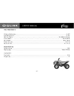 Предварительный просмотр 71 страницы Qlink Rodeo 90 User Manual