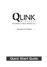 Preview for 1 page of Qlink Scepter 8 Quick Start Manual