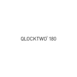 QLOCKTWO 180 Instructions For Use Manual preview