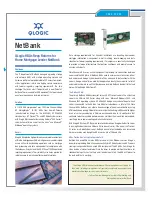 Qlogic QLE2460 Brochure preview