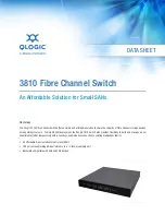 Qlogic SANbox 3810 Specifications preview