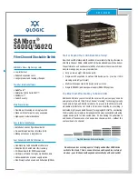 Preview for 1 page of Qlogic SANbox 5600Q Installation And Configuration