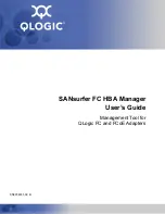 Qlogic SANsurfer FC HBA Manager User Manual preview