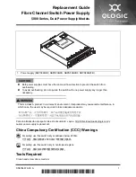 Qlogic SBPSFANBF Replacement Manual preview