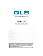 Qls 21F1 Service Manual предпросмотр