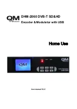 Предварительный просмотр 1 страницы QM-products DHM-2060 User Manual