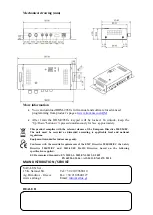 Предварительный просмотр 2 страницы QM DHM-2056 Quick Start Manual