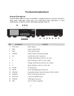 Предварительный просмотр 2 страницы QM DHM-2061 User Manual