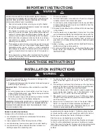 Preview for 2 page of Qmark MUH Series Installation, Operation & Maintenance Instructions Manual