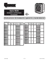 Предварительный просмотр 11 страницы Qmark MUH Series Installation, Operation & Maintenance Instructions Manual