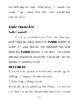 Preview for 21 page of QMobile NOIR A2 User Manual