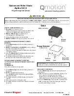 QMotion ZigBee HA 1.2 Programming Instructions preview