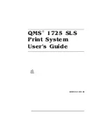 Предварительный просмотр 1 страницы QMS 1725 SLS User Manual