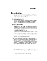 Preview for 5 page of QMS 3225 Tray Module Installation Manual