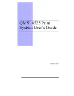 Preview for 1 page of QMS 4525 Print System User'S Manual