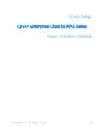 QNAP ES NAS Series Quick Setup Manual preview