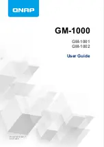 QNAP GM-1000 User Manual preview