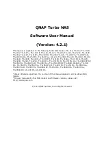 QNAP HS-210 Software User Manual preview