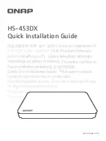 QNAP HS-453DX Quick Installation Manual preview