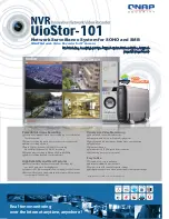 Предварительный просмотр 1 страницы QNAP NVR VioStor-101 Brochure & Specs