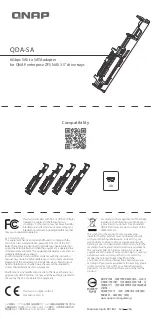 Preview for 1 page of QNAP QDA-SA Quick Start Manual