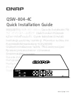 QNAP QSW-804-4C Quick Installation Manual preview