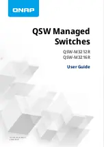QNAP QSW-M3212R User Manual preview