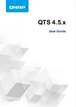 Предварительный просмотр 1 страницы QNAP QTS 4.5 Series User Manual