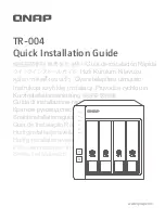 QNAP TR-004 Quick Installation Manual preview