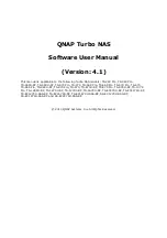 Предварительный просмотр 1 страницы QNAP TS-1079 Pro Software User Manual