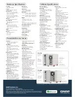 Preview for 4 page of QNAP TS-110 Specifications